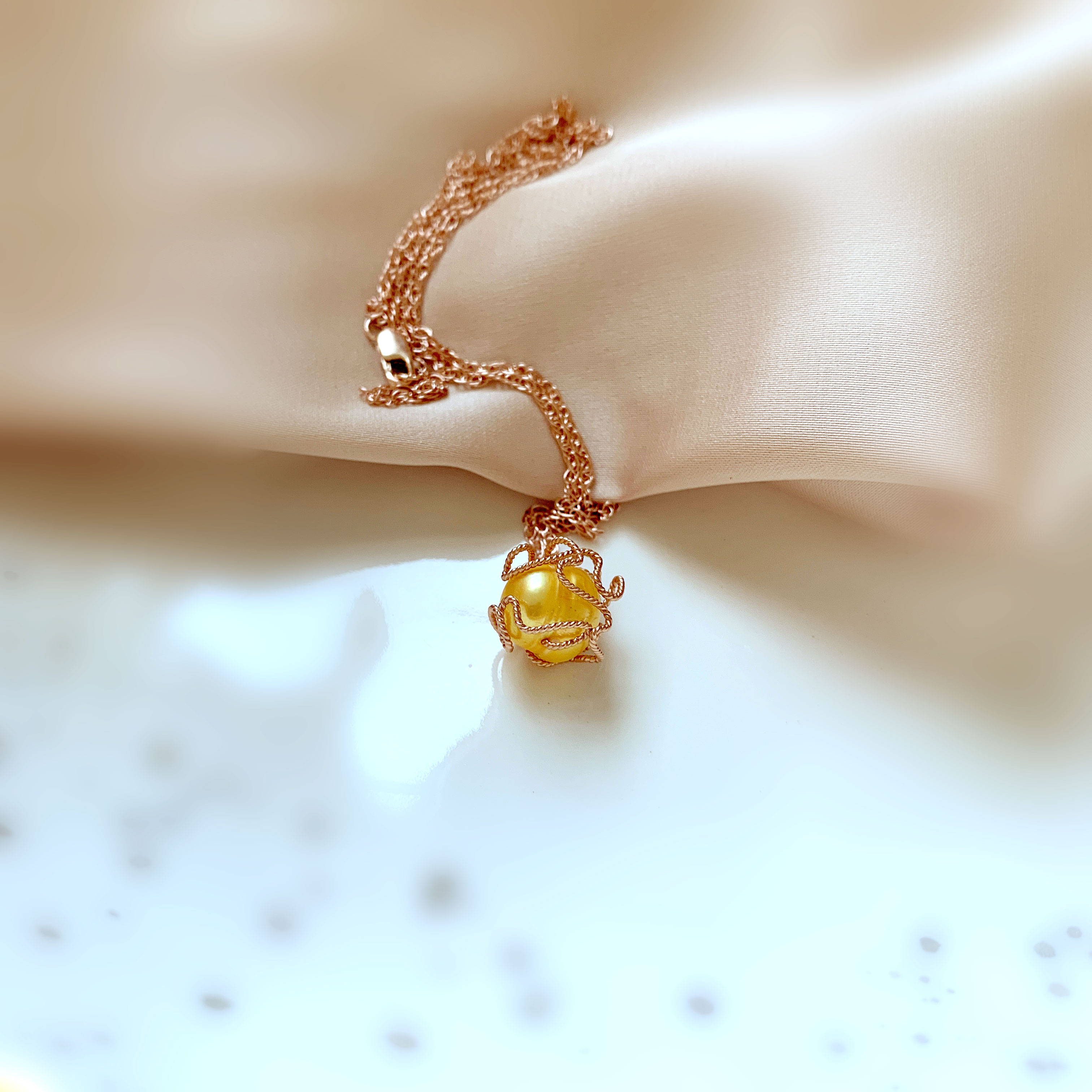 'Golden Touch' Pendant Necklace