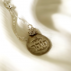 Judaica 'Zohar Book' Long Chain Pendant Necklace With Top Wire